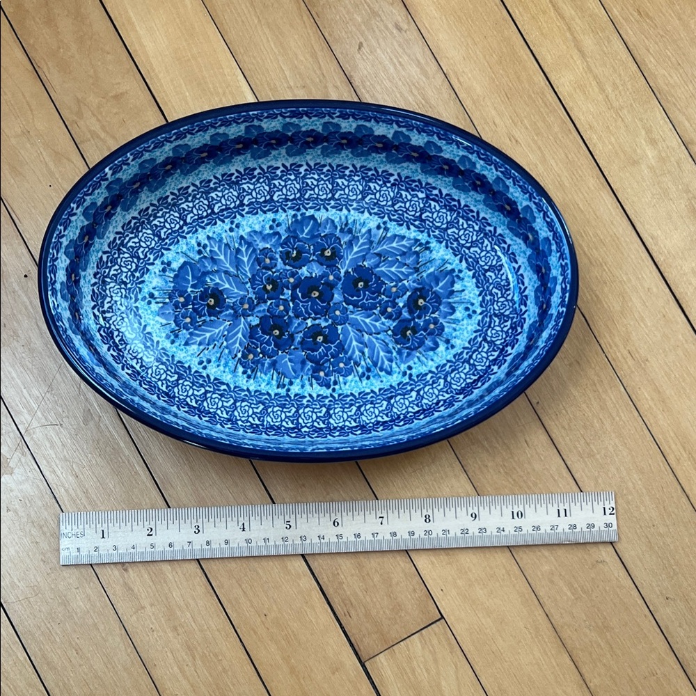 Unikat Polish Pottery serving dish